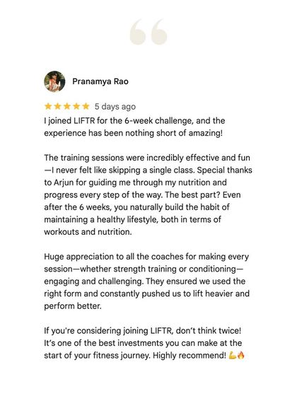 Liftr - 6-Week Body Transformation Program 6-Week Transformation Stories photo 134