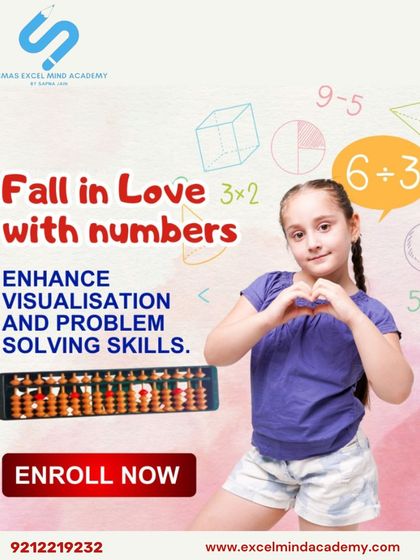 We help your child fall in love with numbers. Our programs enhance visualization and problem-solving skills, making math an enjoyable experience.