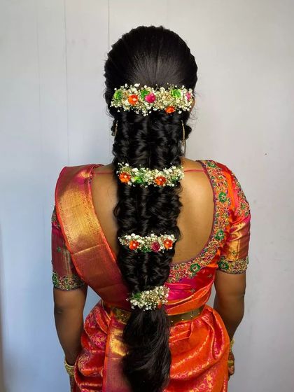 Laxmi Ramkrishna - Special Occasion Hairstyling Traditional South Indian Braids photo 35