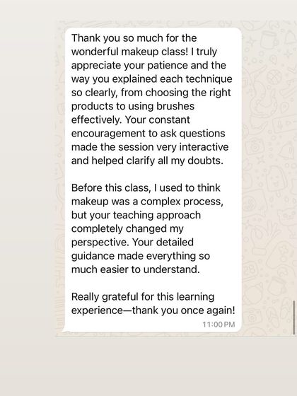 Shikha Agarwal - Personal Self-Makeup Classes Hear From My Students photo 27