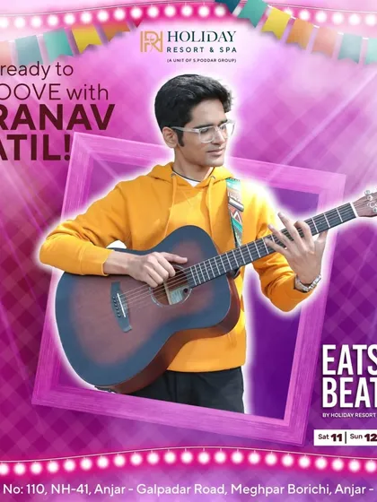 Here's a poster from a recent public event, Eats 'N' Beats. It's always a blast to play for a big crowd at festivals and public gatherings.