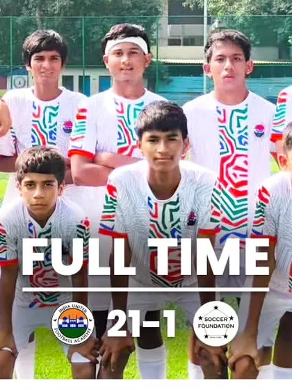 A stunning 21-1 victory for our U15 team. While we celebrate the win, we also commend our opponents for their resilience and sportsmanship.
