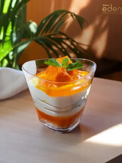 Not just a dessert, it's a mango moment you’ll keep craving. Our layered mango parfait is pure bliss.