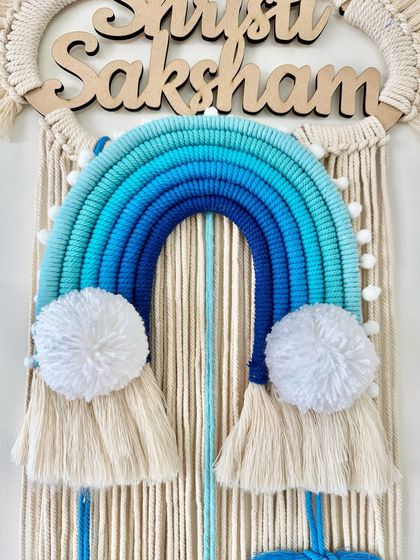 Shikha Agarwal - Custom Macrame & Crochet Home Decor Personalized Name Hangings photo 18