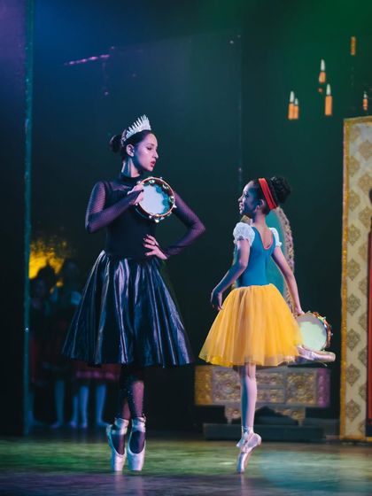 A powerful scene from our Snow White production. The stage is where our dancers learn to tell stories, conveying deep emotion through movement and expression.