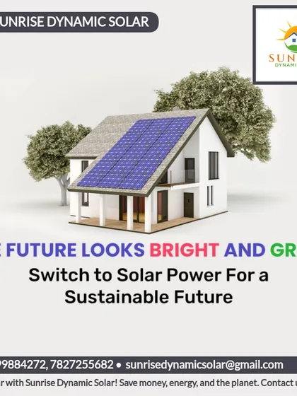 This image shows how seamlessly solar panels can integrate with a modern home's design. The future of your home is bright and green with a sustainable solar power system.