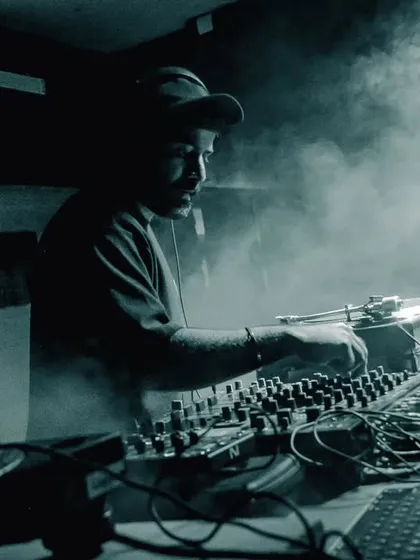 Locked in for a late-night techno journey. In these moments, it's just me, the mixer, and the mission to keep the dancefloor moving until the very end. This is the deep, hypnotic side of my sound.