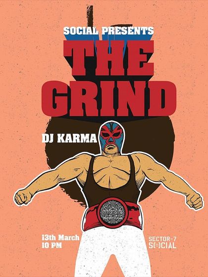 Taking my residency 'The Grind' on the road to Sector 7 Social in Chandigarh.