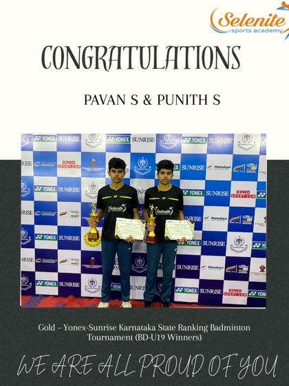 Selenite Sports - High Performance Badminton Training Our Champions' Podium Finishes photo 39