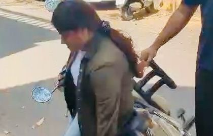 A coach provides support as a student gets accustomed to the bike. We are with you every step of the way.