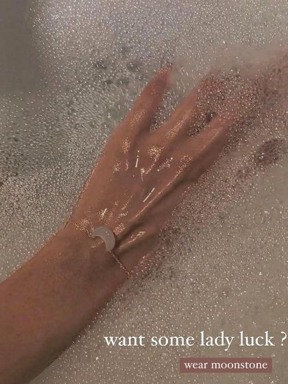 Want some lady luck? Wear Moonstone. This video shows my White Moonstone Luna bracelet in a beautiful, dreamy setting.