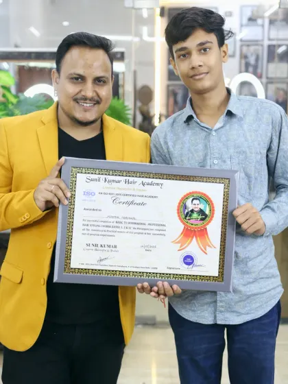 Sunil Kumar - Professional Hairstyling Courses & Training Our Proud Graduates: Student Success photo 5