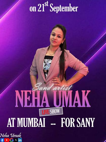Announcing my show for SANY at the Taj Lands End in Mumbai. Performing at prestigious venues for top brands is always a highlight.