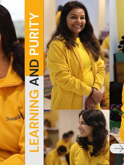 A collage celebrating our students in their yellow and white uniforms. The color yellow represents learning, and wearing it together unites us in our quest for knowledge.