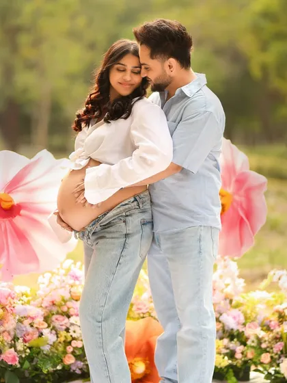 Capturing the love and connection between Pria and Millind in a natural, beautiful setting.