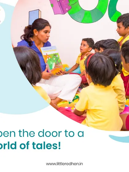 Open the door to a world of tales. We believe in surrounding children with books from a young age to plant the seeds of imagination and a lifelong love for reading.