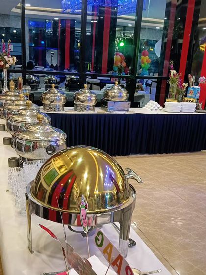 A large-scale catering event for 100 guests in Noida, demonstrating our capacity to handle bigger functions with the same attention to detail.
