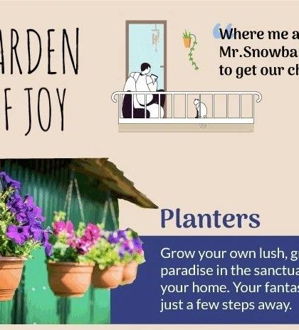 Garden of Joy - Balcony & Terrace Gardens Creative Plant Displays photo 13