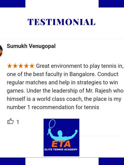 Elite Tennis Academy - Tennis Coaching Additional Work photo 10