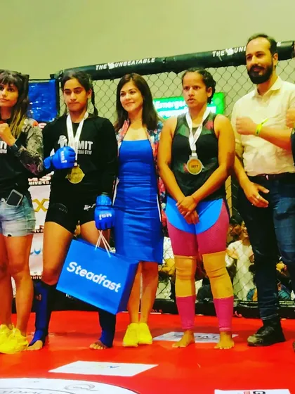 We don't just train, we win. Here are some of our warriors on the podium after a competition. This isn't just about the medals, it's about the courage it takes to step into the cage and test your skills. We are proud of our tribe.