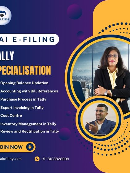 Deepen your Tally expertise with our Tally Specialisation course. We cover advanced topics like accounting with bill references, purchase and export invoicing processes, cost centre management, and inventory management in Tally.