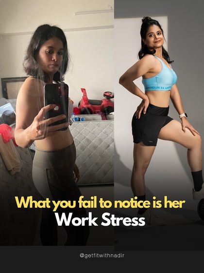 Work stress can often derail fitness goals, but it does not have to. This client learned to manage the pressures of her job while still making progress, proving that fitness can be a tool for stress relief, not another source of it.