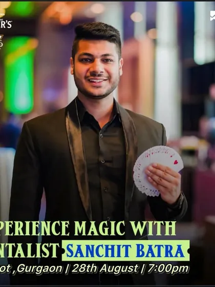 Announcing another show in partnership with LBB and Teacher's Whisky in Gurgaon. These public events are a great chance for everyone to experience the magic.