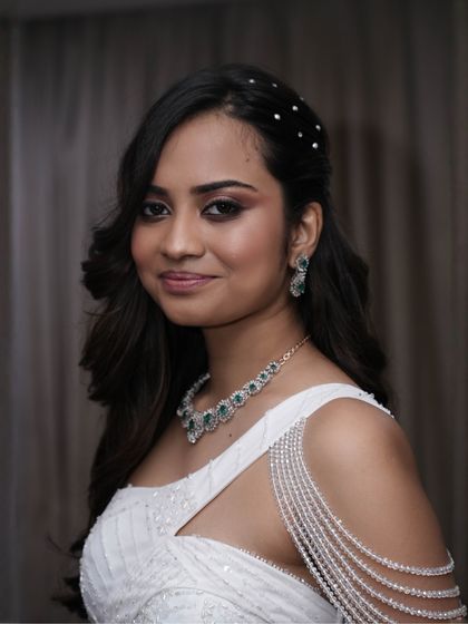 A beautiful portrait showing the skin-first approach to makeup. The look is effortlessly real, with a focus on a healthy, glowing complexion.