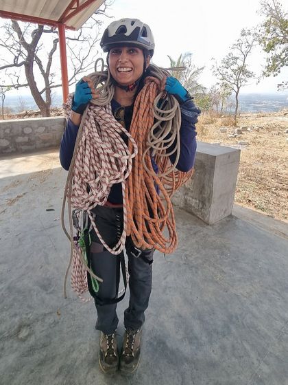 Meet Shivani, a UX designer who started climbing to learn safety systems for trekking and found a new passion. She loves the welcoming and active Bangalore scene that keeps her motivated.