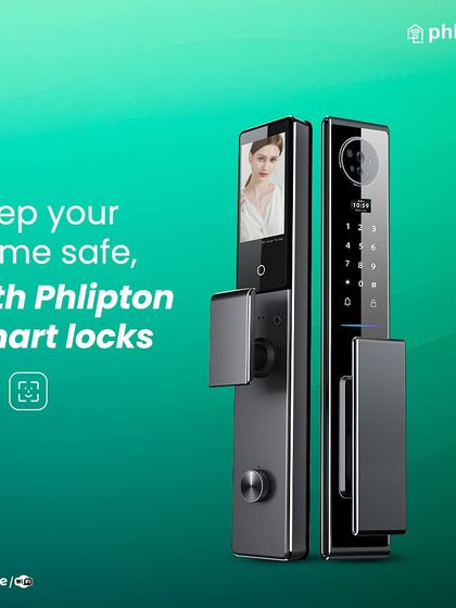 Keep your home safe with my Zigbee-enabled smart locks. This model features a built-in screen for facial recognition, adding another layer of visual verification and security.