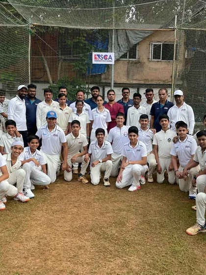 The full group of players and coaches at the start of the 2022-23 season, ready for the challenges ahead.
