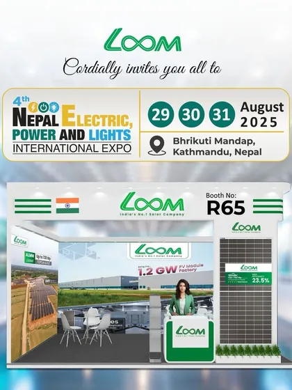 An invitation to the 4th Nepal Electric, Power and Lights International Expo in Kathmandu. We are excited to expand our international presence and showcase our innovations to a new market.