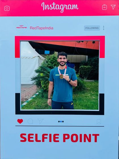 Another shot with my medal. I encourage all my clients to find a form of movement they love and to celebrate their progress.