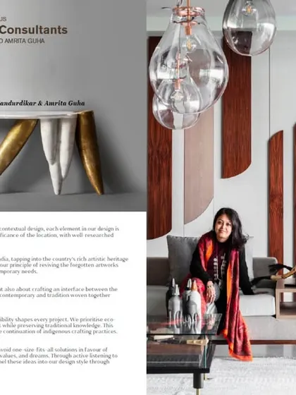 A feature in Building Material Reporter, recognizing our founders as two of 35 women shaping the world of design in India. We are proud to be part of this incredible community.
