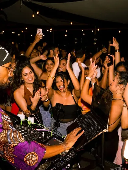 It's all about the connection with the crowd. When I see hands in the air and smiles on everyone's faces, I know we're building something special together. This is the energy I bring to every single event, from club nights to weddings.