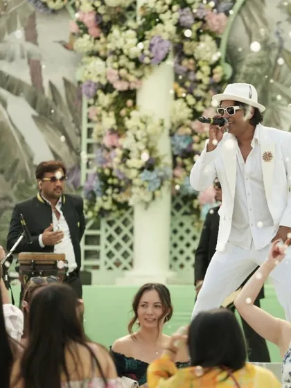 Performing for a diverse crowd at a beautiful outdoor wedding. My goal is to connect with every single person and make sure they have the time of their lives.