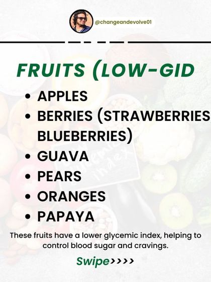 Low-glycemic index fruits like apples, berries, guava, and papaya are great for controlling blood sugar and cravings in a PCOS diet.