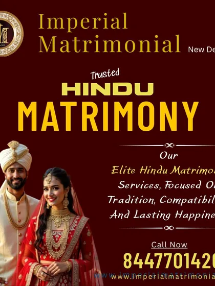 My trusted Hindu matrimony services are focused on tradition, compatibility, and lasting happiness. I help unite families with shared values and cultural heritage.