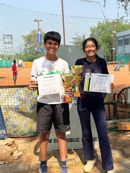 A gallery of our players' outstanding results at the highly competitive Tennis Premier League (TPL) Delhi State finals, featuring numerous winners and finalists.