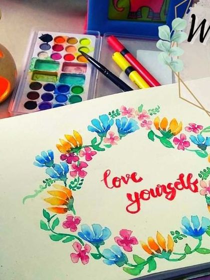 Ridhimaa Creations - Commissioned Art & Handcrafted Products Vibrant Paintings: Florals & Landscapes photo 8