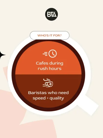 We teach advanced techniques to improve service speed without sacrificing quality. The Rapid Pour Over is perfect for busy cafes.