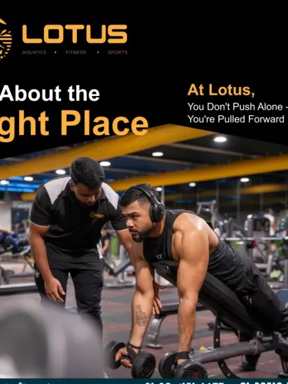 You don’t have to push alone; at Lotus, you’re pulled forward by expert support. This video shows one of our certified trainers providing hands-on guidance, ensuring every repetition is safe, effective, and aligned with your personal fitness goals.