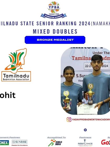 Yadav Pro Badminton Academy - Professional Badminton Coaching Programs State & Zonal Tournament Winners photo 93