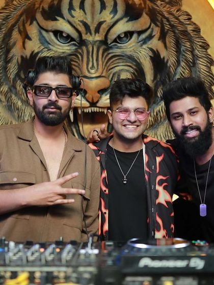 The crew is all here for a Saturday night party.