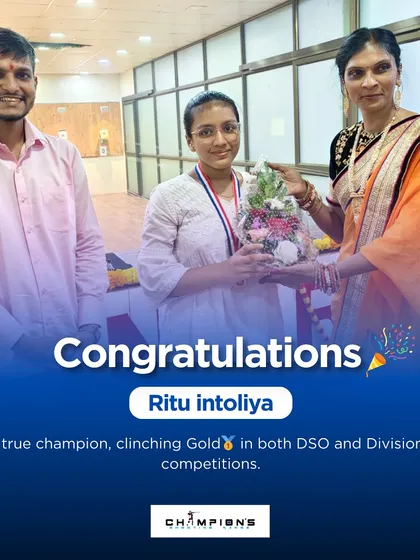 Ritu Intoliya is a true champion, clinching Gold in both DSO and Divisional competitions. Her dominance shows what focused training can achieve.