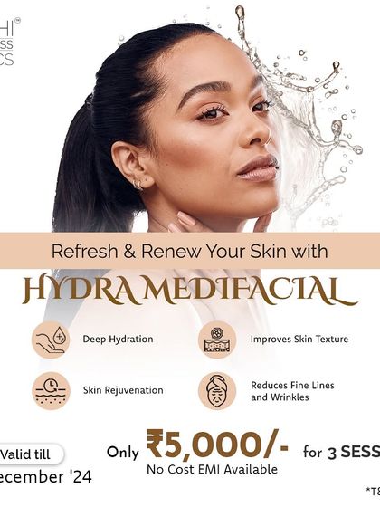 Refresh and renew your skin with our Hydra Medifacial package. Get three sessions for one special price and enjoy the benefits of deep hydration, improved texture, and reduced fine lines.