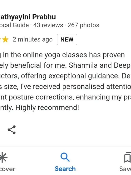 Your words mean the world to us. I am so happy to know that even in our online yoga classes, you feel the personalized attention and posture correction. This is my goal, to make sure every student feels seen and supported on their journey.