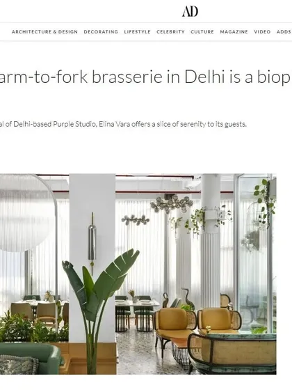 It is always an honor to see my work recognized by esteemed publications. This feature in Architectural Digest for the Elina Vara project highlights my commitment to creating unique and thoughtful spaces. This recognition validates the passion and detail I pour into every project.