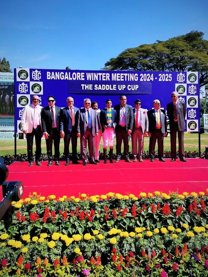 The Saddle Up Cup presentation.