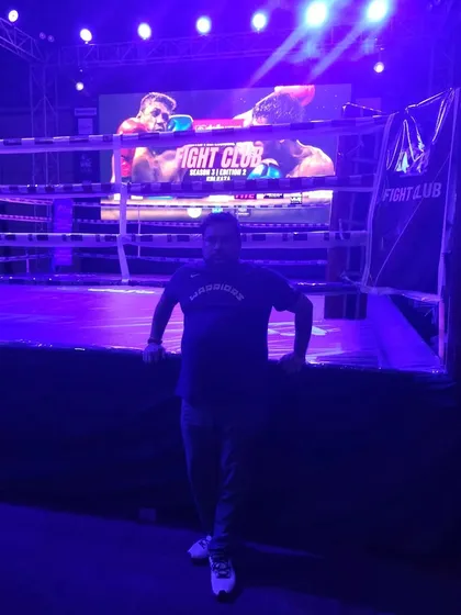 At the UPB Fight Club Season 3. The ring is my office, and my fighters are my life's work.
